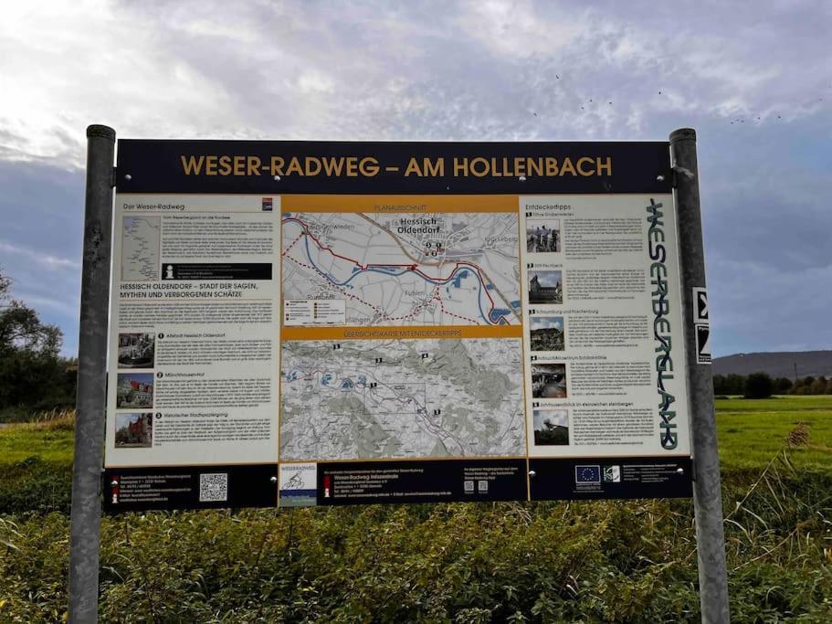 Ferienwohnung „Zur Eule“ Hessisch Oldendorf Exteriör bild